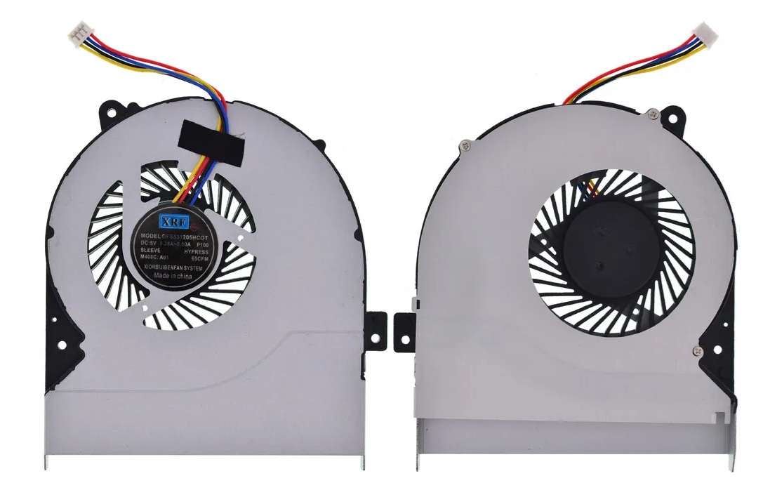 Кулер для Asus K56, K46, X450, K56CA, X550V VER-2 (7мм)